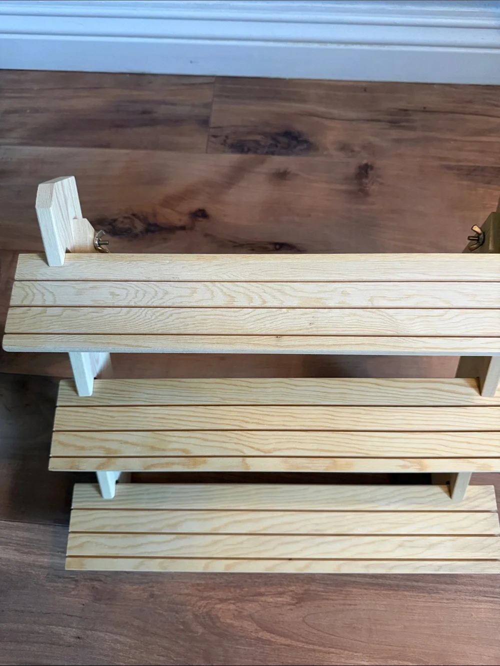 Natural Wood 3-Tier Display Shelf - Home or Vendor set up